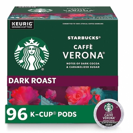Starbucks K-Cup Caffe Verona Coffee, Compatible with Keurig Brewer, K-Cup, Caffe Verona, 24PK 12434951