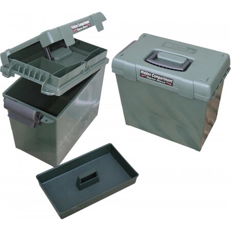 Mtm Sportsmens Plus Utility Dry Box, Forest Green - 15 x 8.8 x 13 in. SPUD211