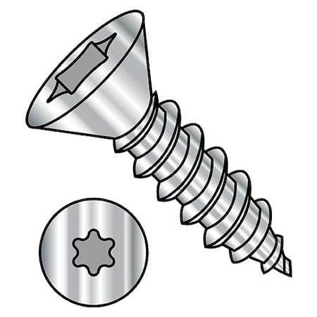 1/4-14X1 1/2 6Lobe Flat Stsab Full Thr Stainless Steel, 1000Pk