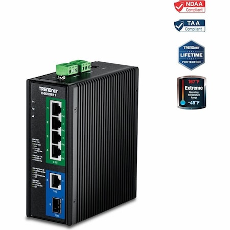 Trendnet 6-PORT INDUSTRIAL 2.5G POE+ TI-BG50611