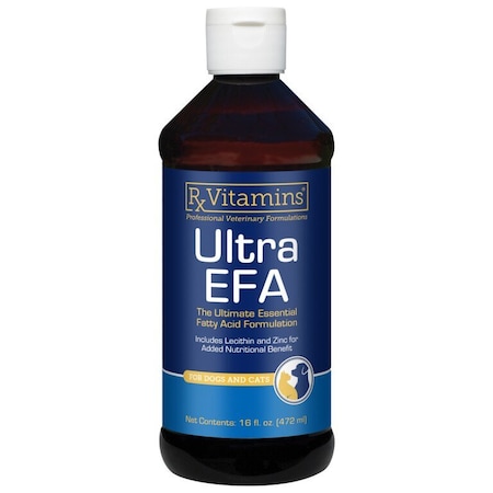 Rx Vitamins Ultra EFA Solution, The Ultimate Essential Fatty Acid Formulation, For Dogs & Cats, 16 oz 8610-16