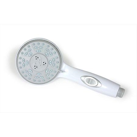 Camco 43711 Shower Head with On Off Switch White C1W-43711