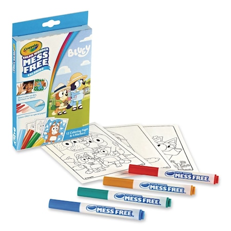 Crayola Color Wonder Bluey Mini Box Set, Ages 3 and Up, 12 Pages 75-2863