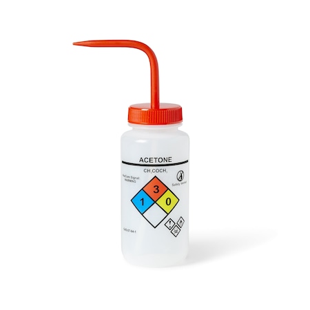 United Scientific Wash Bottle, 500 mL, Dia, PK6 UN370051