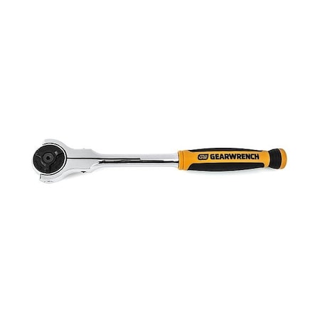 Gearwrench 3/8" Drive 72 Geared Teeth Roto Head Style Roto Ratchet, 9.840" L, Bright Chrome Finish 81225