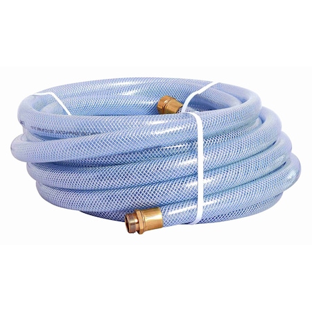 Underhill 3/4 in ID x 50 ft L Water Hose, Pliovic Tube, Clear H10-050C