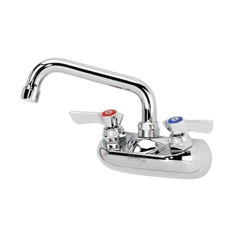 Krowne Silver Series Faucet, Splash-Mounted, 4in Centers, 6in Swing Spout,  10-406L