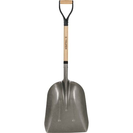 Truper Tru Pro No, 8 Steel 27'' Wood D-Grip Handle Steel Scoop Shovel PCAY-G