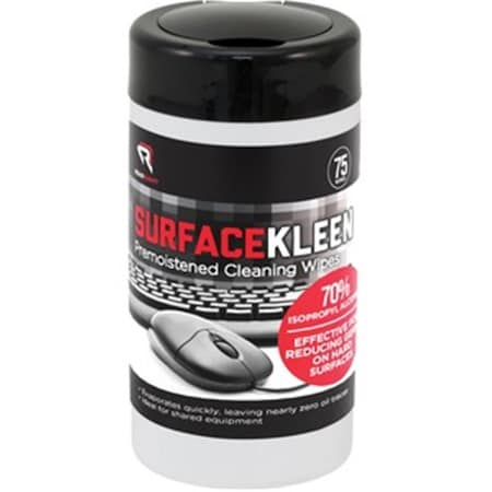 Output Read Right Surface Kleen Cleaning Wipes - Pack of 75 OU2489364