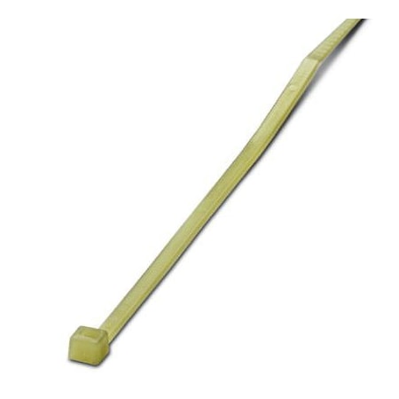 Phoenix Contact Cable Tie, 140 mm L, Transparent, Polyamide 6.6, 130 N Strength, Heat Stabilized, 100 PK 3240782