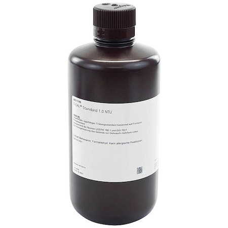 Lovibond Water Testing Solution, 1000 mL, 1000PK T-CAL TURBIDITY STANDARD, 1.0 NTU