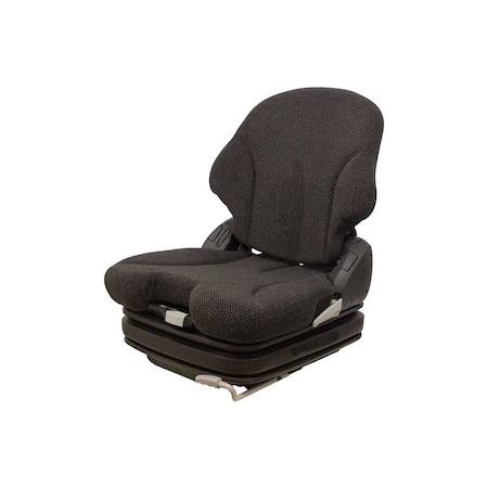 Uni Pro 136 Air Suspension Seat, 12-Volt, Black Fabric 7776