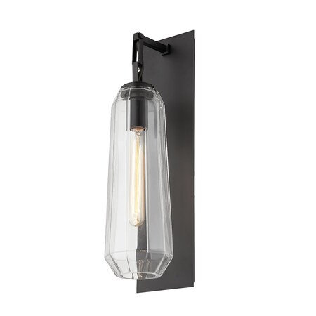 Corbett Lighting Copenhagen 1 Light Wall Sconce 5.5 In. Black Brass 447-19-BBR