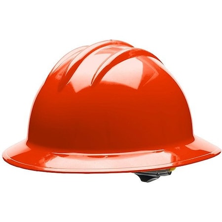 Bullard Hard Hat, Full Brim, Fluorescent Orange 33HOR