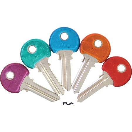 Ilco Yale Assorted Design Decorative House Key Y1PC / Y1-PC ASST, 5PK IAK00004430