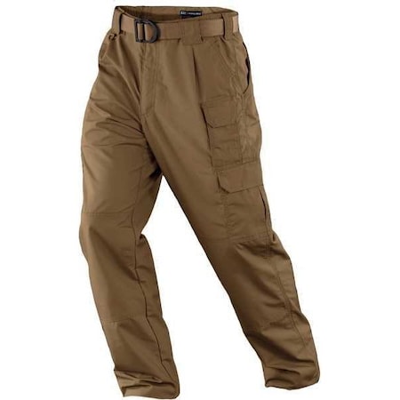 5.11 Tactical Pants, S, Brown, 35% Cotton, 65% Polyester 74273ABR-116-28-36