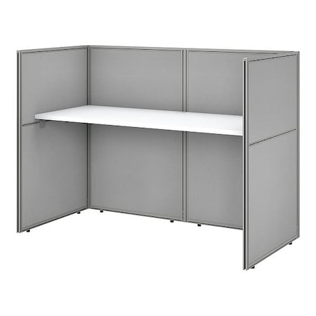 Bush Business Furniture Modular Cubicle Workstation, 61 in D X 45 in H, 61 in W X EOD260WH-03K