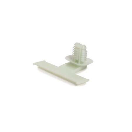 Hellerman Tyton Standoff Bundling Clip, 1.97" Long, 0.02 - 0.27" Panel Thickness, PA66HIRHS, Natural, 3000PK 151-00932