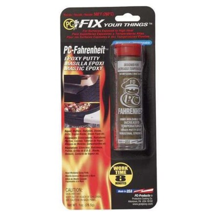 Pc Products 25543 1 Oz. Fahrenheit Moldable Epoxy Putty, Brown P1V-25543