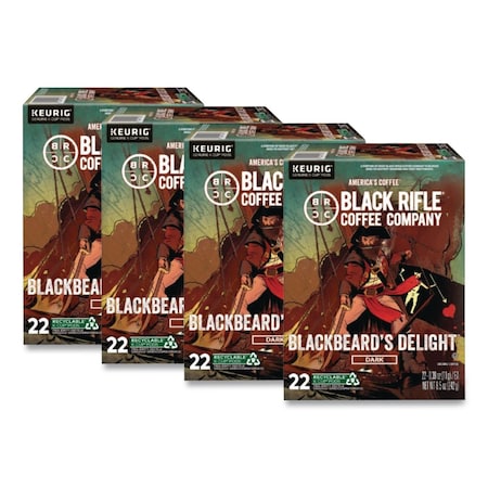 Black Rifle Coffee Co Blackbeard's Delight Coffee K-Cups, 88PK 5000384804