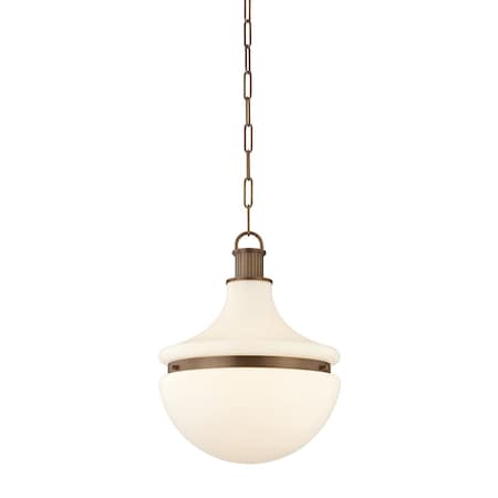 Hudson Valley Lighting Barryville 1 Light Pendant in Historic Bronze Finish 5817-HB