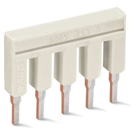 Wago Terminal Block, 0.957" L, 0.95" W, Gray 2002-405