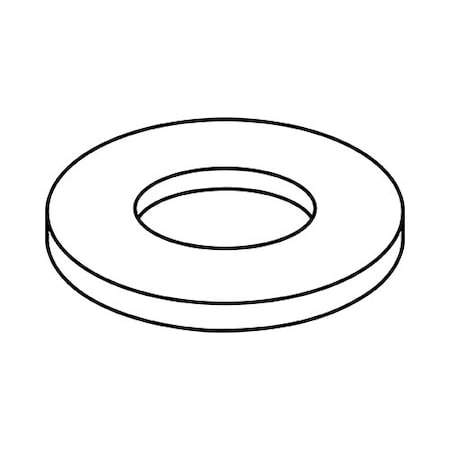 Zoro Select 5/16X1/2X.062 Flat Washer Nylon Nylon, 5000Pk 3108.062WFN
