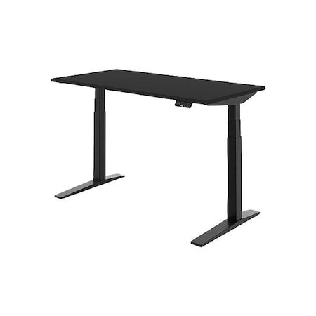 Flexispot Adj. Standing Desk, Black, 440 lb Cap. E7BPRO5528-B