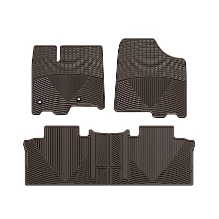 Weathertech Cocoa, Front and Rear All Weather Floor Mats WTCC292244