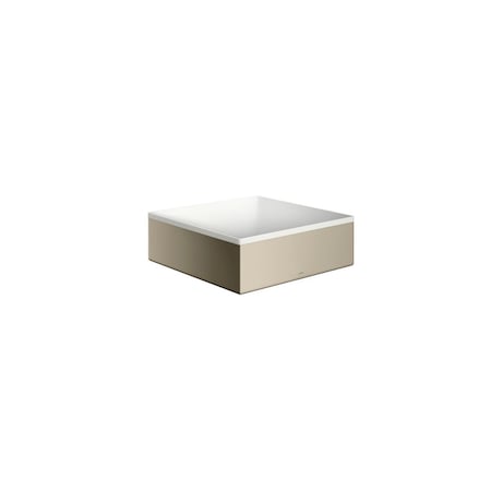 Axor Suite Sinks Square Sink without Overflow, 11 1/4" x 11 1/4" in Polished Nickel 42002830