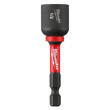 Milwaukee Tool Nutsetter, L:2 9/16", Socket:0.5" 49-66-4737