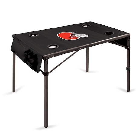 Picnic Time Family Of Brands NFL Cleveland Browns - Travel Table Portable Folding Table 799-00-179-084-2