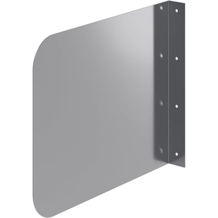 Amgood 15 in. x 12 in. Stainless Steel Wall Mount Splash Guard WMSG-1512-Z