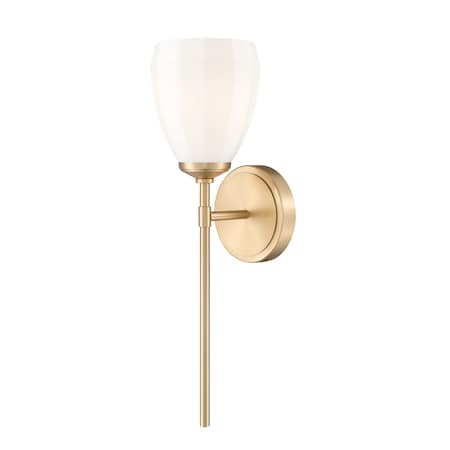 Z-Lite Oren 1-Light Wall Sconce, 5.25 in W, Modern Gold 7004-1S-MGLD