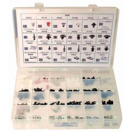 Auveco Mercedes-Benz Clips And Fasteners Assortment 6936