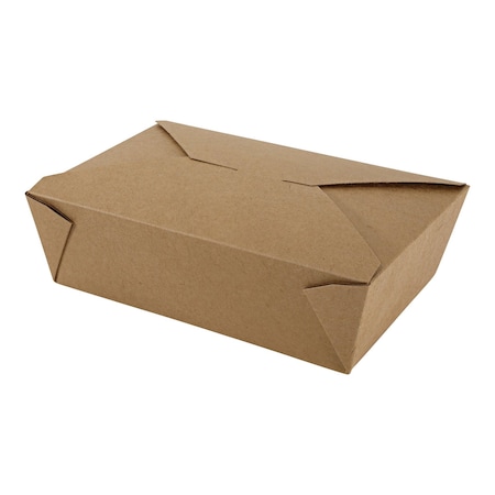 Empress #3 Kraft Folded Takeout Box 7.75 in x 5.5 in x 2.5 in, 200PK EMPFDBX3-K