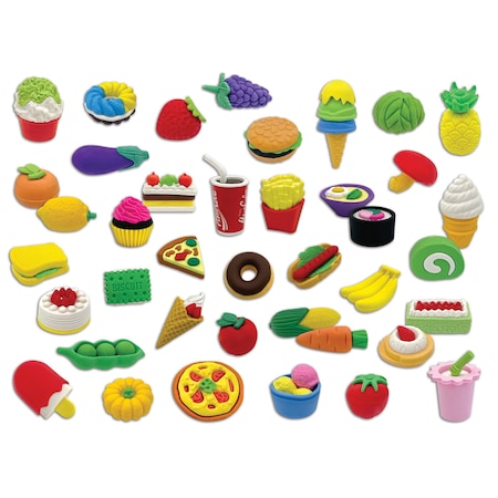 Teacher Created Resources Desk Pets - Assorted Food, 40-Piece Set TCR20001