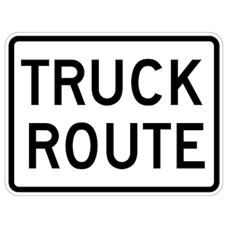 Sign Solutions Usa Traffic Sign, 24 in Width, Aluminum Sign, Horizontal Rectangle DUS06HWT2418R14-1