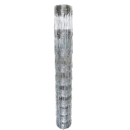 Wrightmaster 48 in. x 328 ft. 14-Gauge Reinforced Hot-Dip Galvanized Poultry Fencing, Expertly Woven ZoroP376871