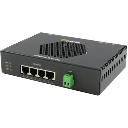 Perle Systems EXP-4S1110PE-TB-XT 4X10/100/1000 TB POE+ CPE XTEMP LAN 06004930