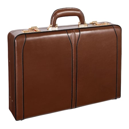 A1 Luggage Lawson - Brown Leather Attache Case A12611509