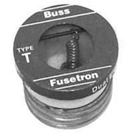 Eaton Bussmann Plug Fuse, 6.25 A, 125 V, 10 kA Interrupt, Plastic Body, Low Voltage BP/T-6-1/4
