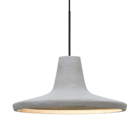 Besa Lighting Besa Modus Pendant, Natural, Black Finish, 1x 9W LED 1XT-MODUSNA-LED-BK
