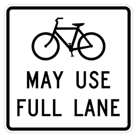 Sign Solutions Usa Traffic Sign, 30 in Width, Aluminum Sign, Square DUS12DWT3030R4-11