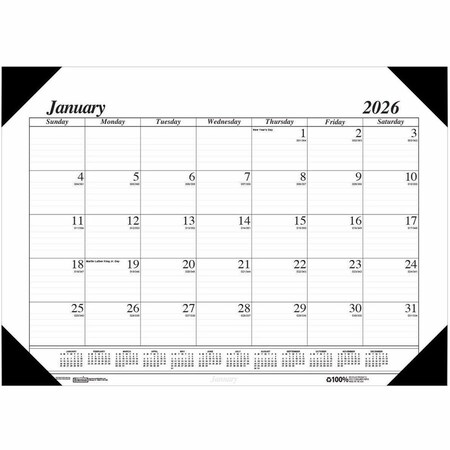 House Of Doolittle House of Doolittle HOD0124 Economy Compact Desk Calendar HOD0124