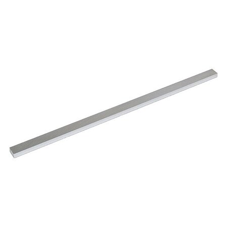 Zoro Select AluminumPrecisionBlank, 12in-L, 0.5in-W GB-6061-0125-00-12