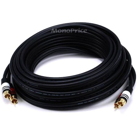 Monoprice A/V Cable, 2 RCA M/M, 25ft 2866