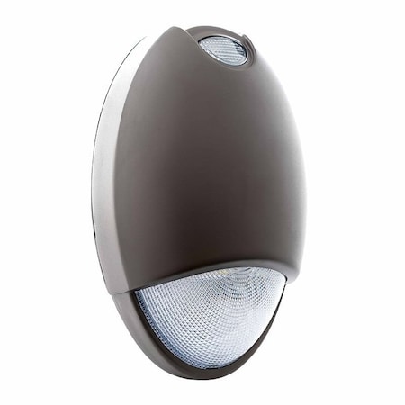 Westgate Wet Location Die Cast 6W LED Wall Pack With Emergency Feature, White, SDT, 12W DBEL-ACEM-WH-SDT