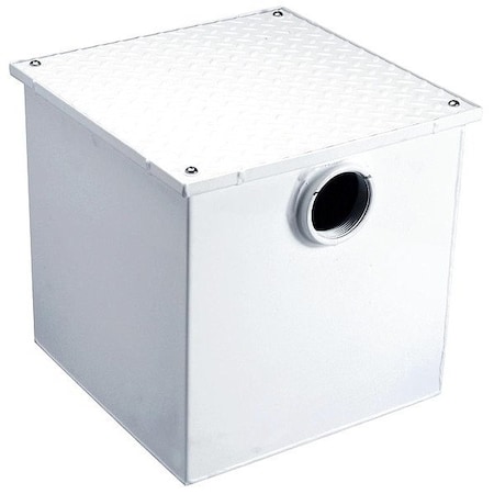 Zurn Lint Interceptor, White, Pipe Size 3 in Z1185-7-3IP