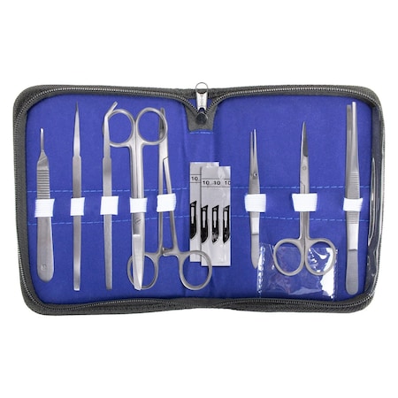 Generic Dissecting kit, 10 instruments, With Case ZB10